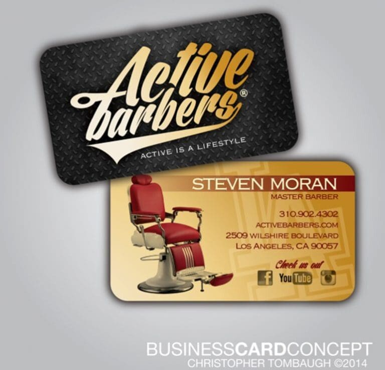 Active-Barbers-Business-Card-Design-in-Lancaster-CA