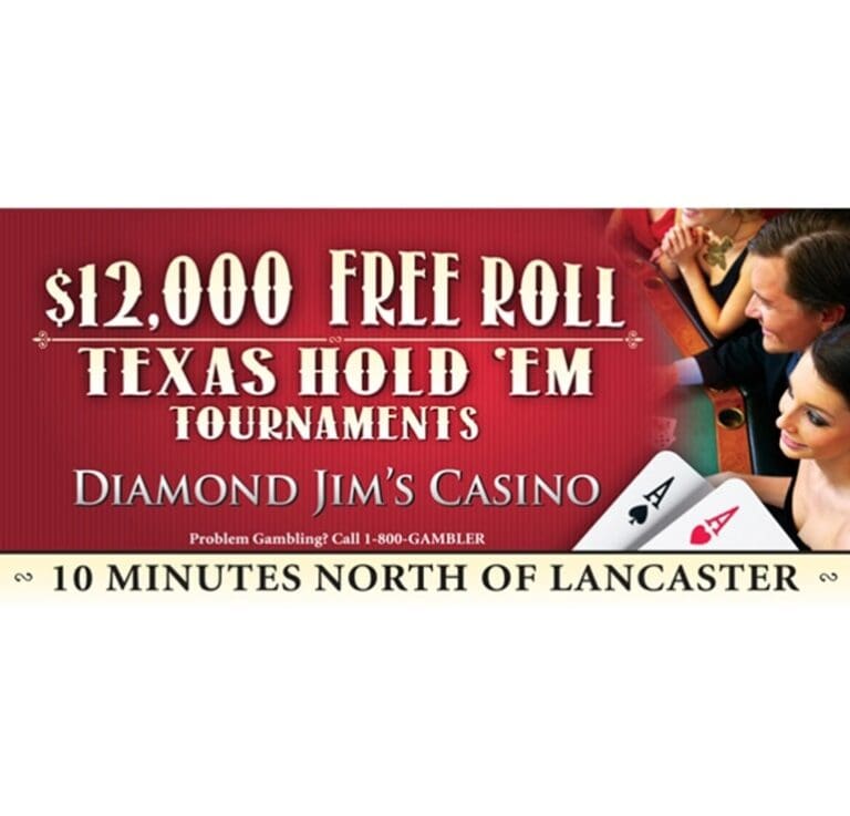 Diamond-Jims-1200-Free-Roll-Casino-Texas-Hold-Em-Billboard-Design-in-Lancaster-CA-2