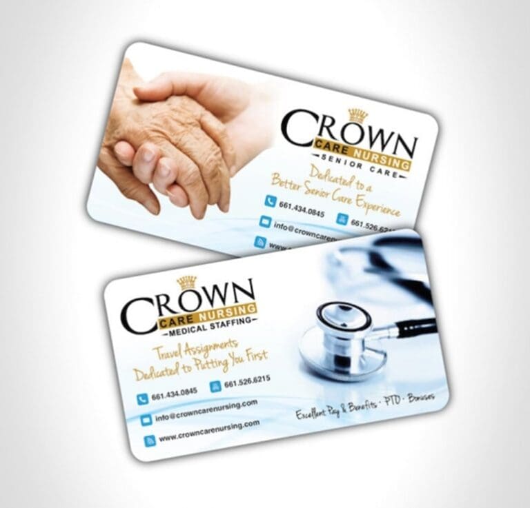 work_business-cards_Crown-Care-Nursing-Business-Card-Design-in-Lancaster-CA